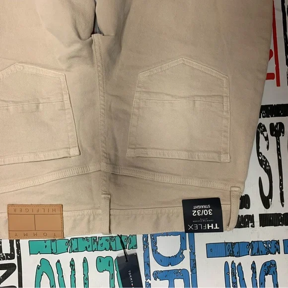 【関税込み】ASCENO ブラウン Melbourne トラウザーズ Tommy Hilfiger Beige Pants Sz 30 Chinos & Khakis